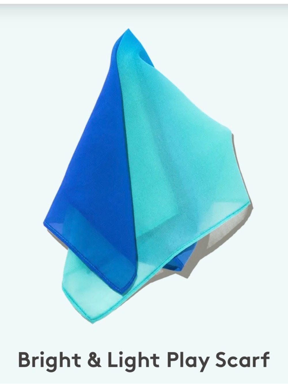 Lovevery Bright and light play scarf